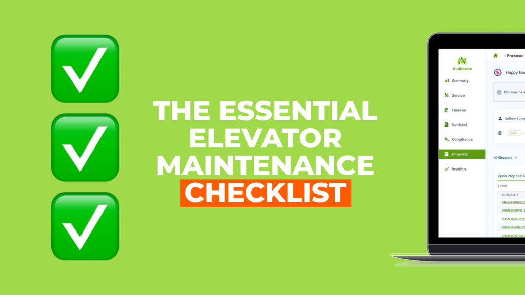 The Essential Elevator Maintenance Checklist