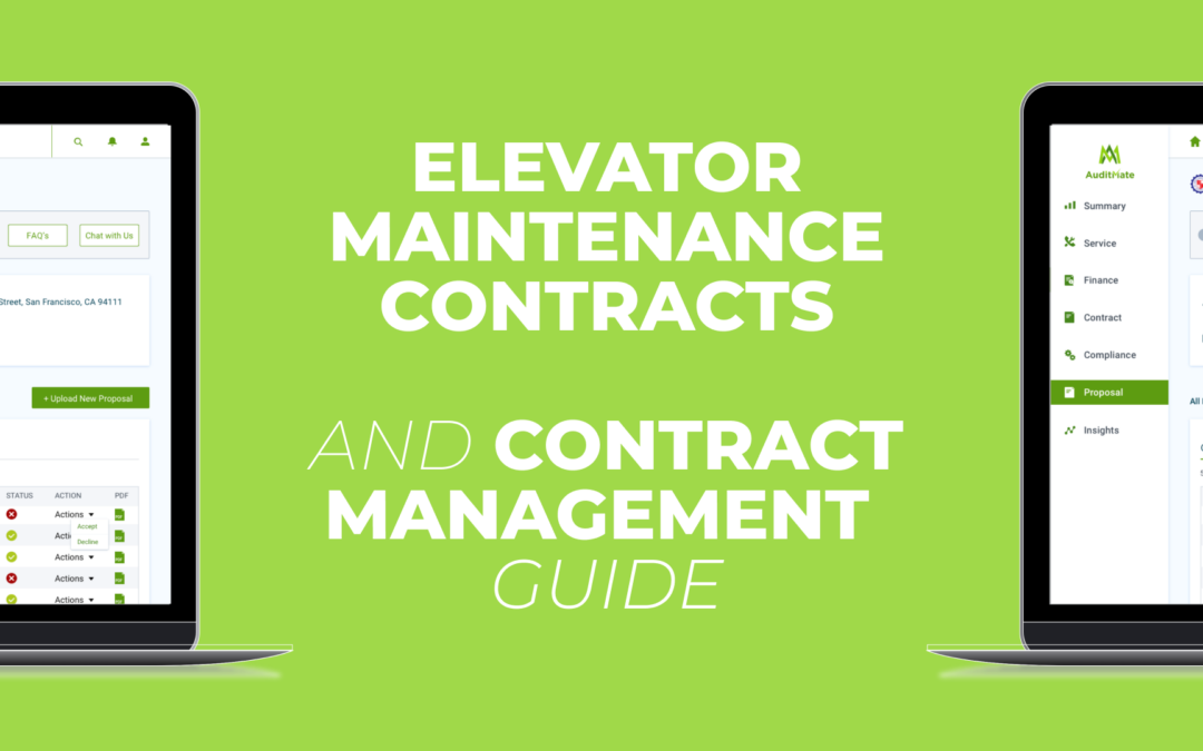 Maximizing Savings: Elevator Maintenance Contracts And Contract Management Guide