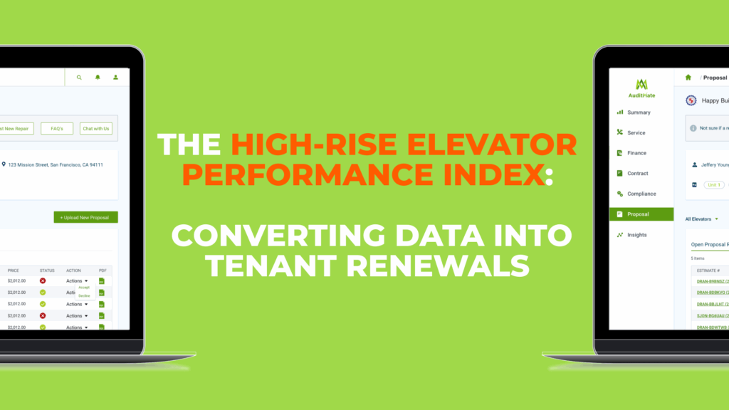 The High-Rise Elevator Performance Index: Converting Data Into Tenant Renewals