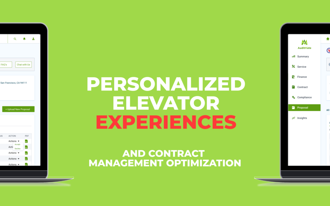 Personalized Elevator Experiences And Contract Management Optimization